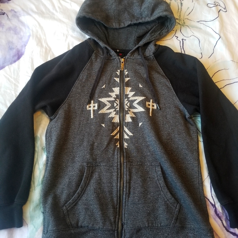 RDS Red Dragon Zip Up Hoodie Sweatshirt Skate Sweater